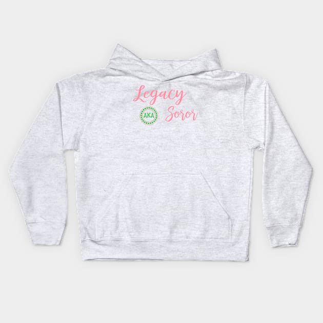 Legacy Soror Kids Hoodie by Pretty Phoxie LLC